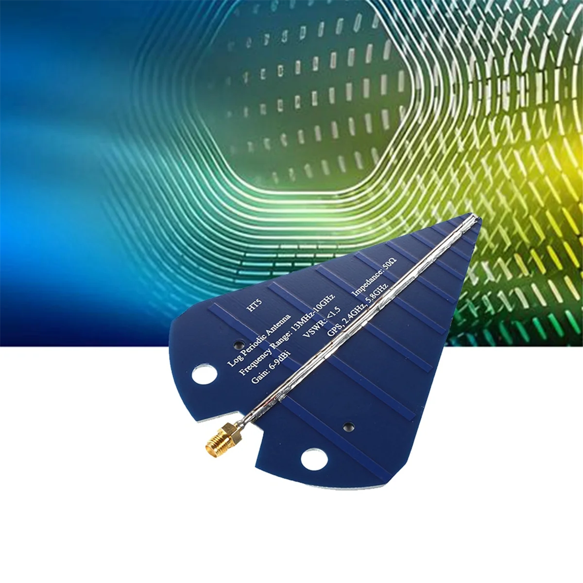 ABAN UWB Log Periodic Antenna HT5 Antenna 1575MHz 2.4GHz 5.8GHz Mapping Wideband Antenna