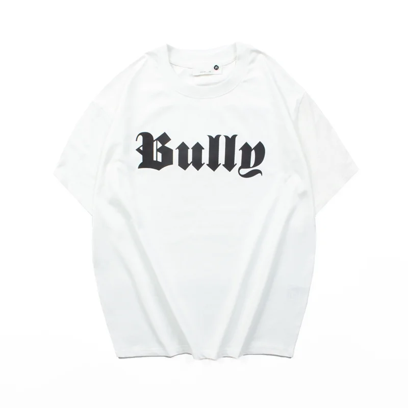 High Quality Kanye West Bully Printed T-Shirt Men Women HipHop Streetwear Printed Oversized O-Neck Cotton Tee #8995