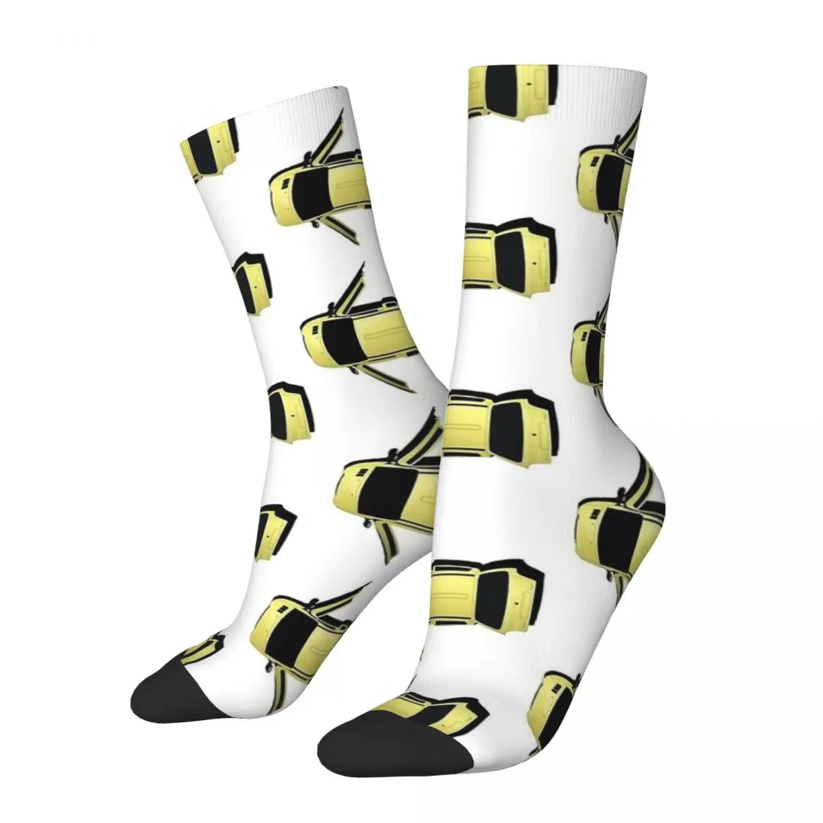 

Unisex Men Socks Twingo 1 Yellow Stockings Autumn Casual Soft Socks Custom Running Sports Anti Bacterial Socks