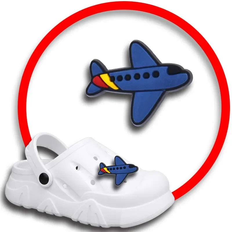 

Подвески для обуви в виде самолета, сандалии, женские сабо, булавки, украшения для обуви, аксессуары, Значки для мужчин, мальчиков, девочек, детская обувь, аксессуары