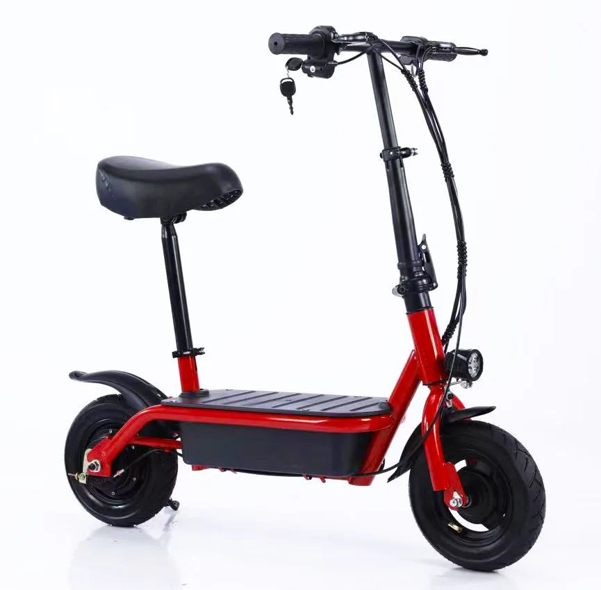 

10 Inch Tire Motor 500w 2 Wheels Kick Folding Foldable Adults E Scooter