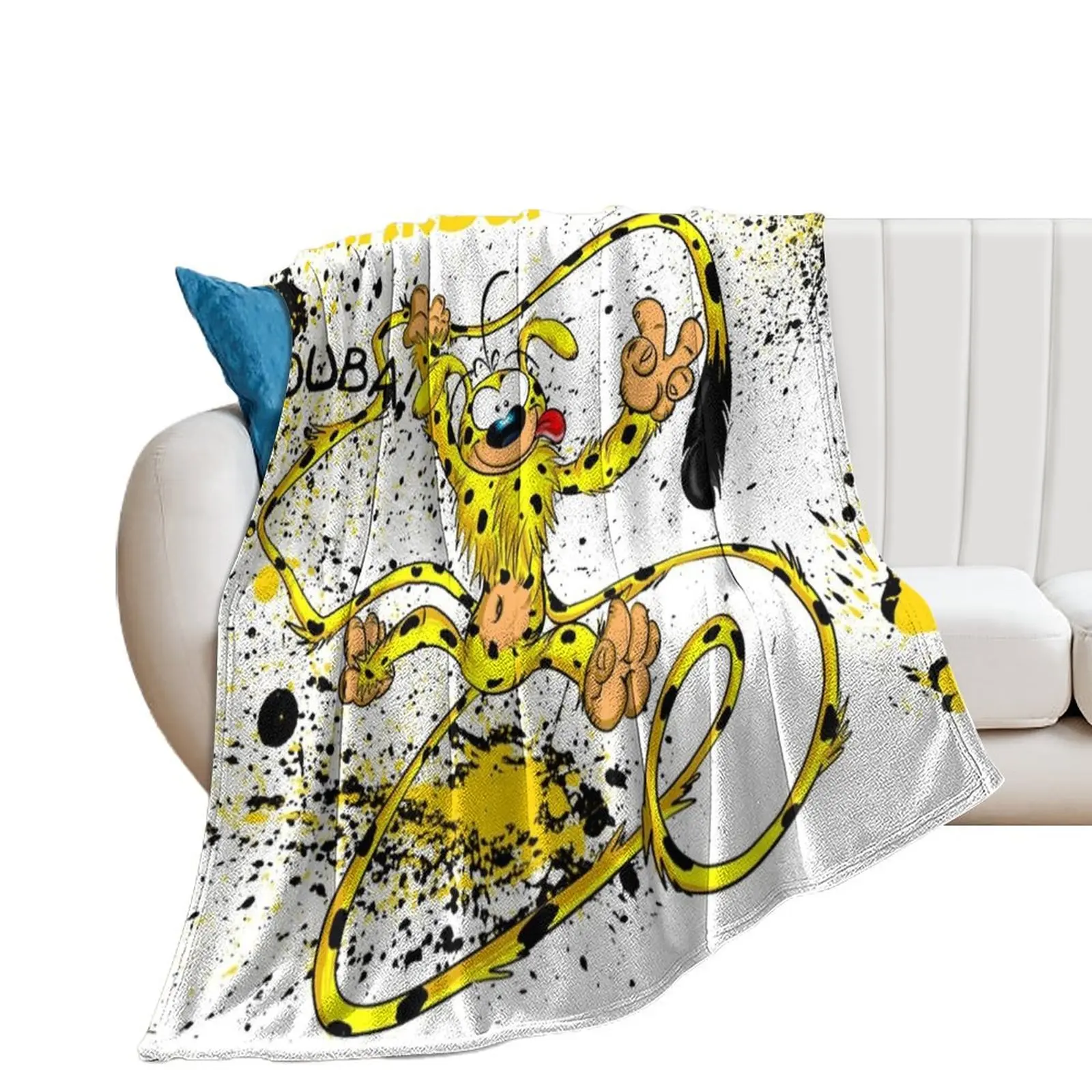 Marsupilami - Houba Throw Blanket Custom Bed covers Blankets