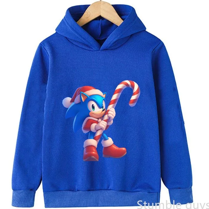 Anime Sonic enfants sweat à capuche Trucksuit automne garçons filles dessin animé vêtements cadeau de noël à la mode Match jupes sweat-shirt ​