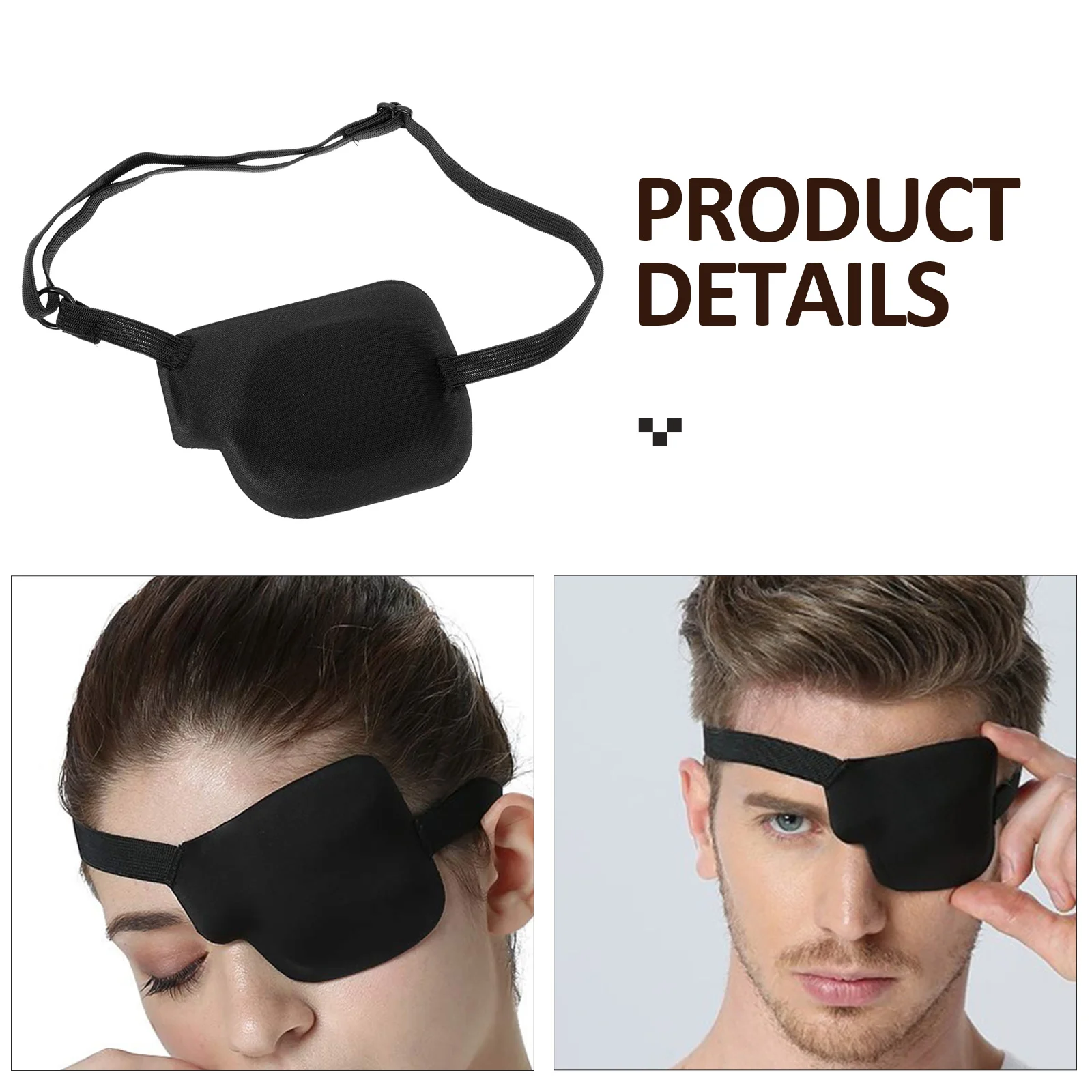 

2 Pcs 3d Eye Mask Comfortable Patch Strabismus Amblyopia Blindfold Children's Patches Polyester