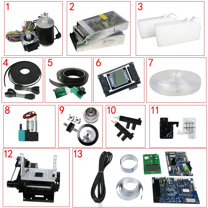 Digital Printing Machines Parts Board Set Single Head Upgrade Kit Senyang Mainboard I3200 DX5 Head Board XP600 Conversion Kit