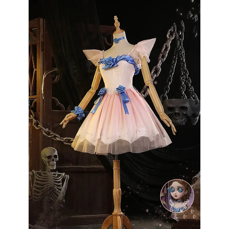 

Game Identity V Cosplay Costumes Survivor Perfumer Vera Nair Cosplay Costume The Red Shoes Skin Uniforms Clothes Suits Dress wig