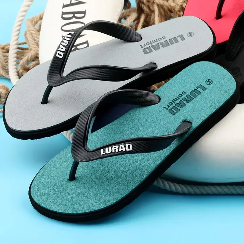 Casual Sandals Man Beach Outdoor Slippers for Men Clappers 2024 Y2k Summer Sale Elegant Style Trend Original Pvc Adult Eva Shoes