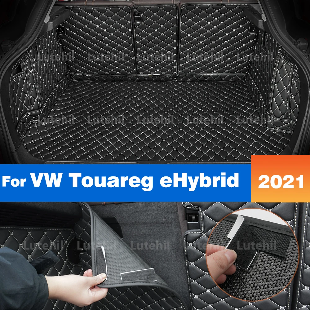 

Вантажный коврик для Volkswagen VW Touareg eHybrid 2021, аксессуары, всепогодный коврик для багажника, ковер с защитными спинками, грузовой коврик