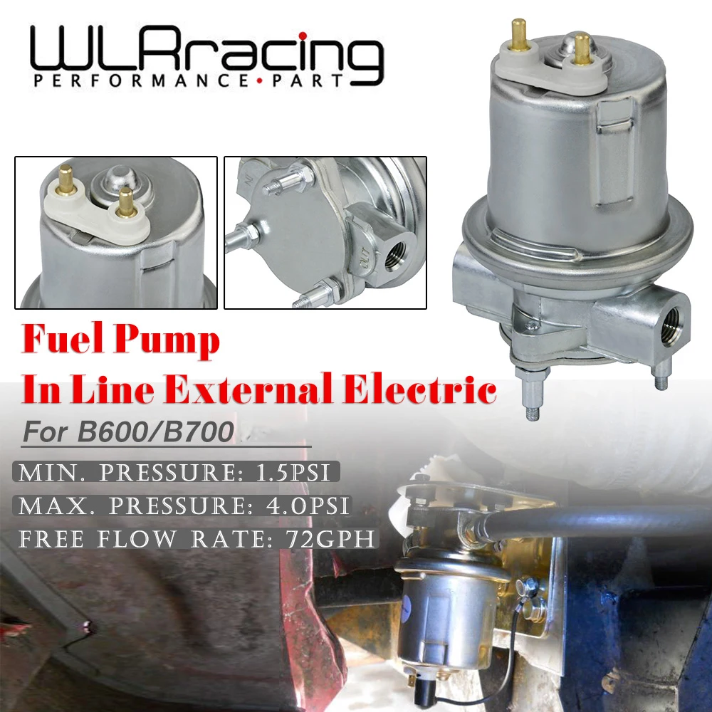 

WLR Universal Electric External 12V Fuel Pump For Ford B600/B700 Bus OE Fit Pump In Line Pump Module WLR-FPB112