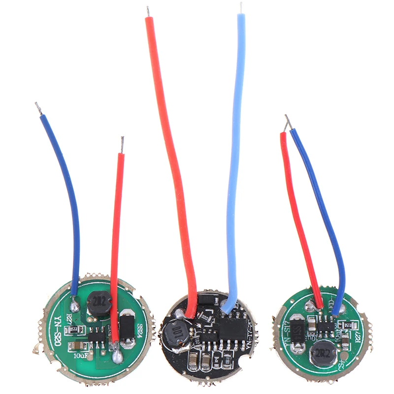 1Pc 3W LED Driver 17mm/20mm 1.2-3.6V DC(1Mode) 12V DC(5 Mode) LED Flashlight Driver