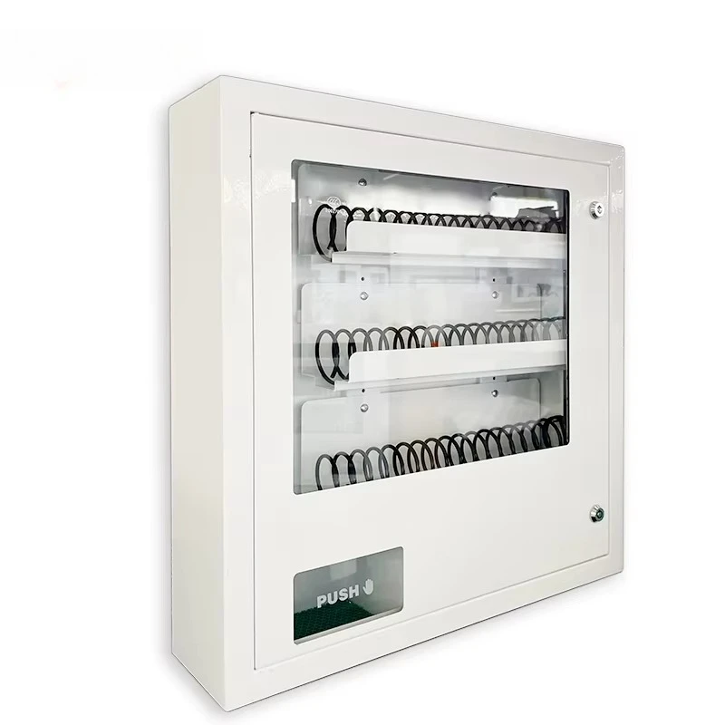Coin Operated 3 Selection Mechanical Maintenance Free Wall Mounted Mini Vending Machine