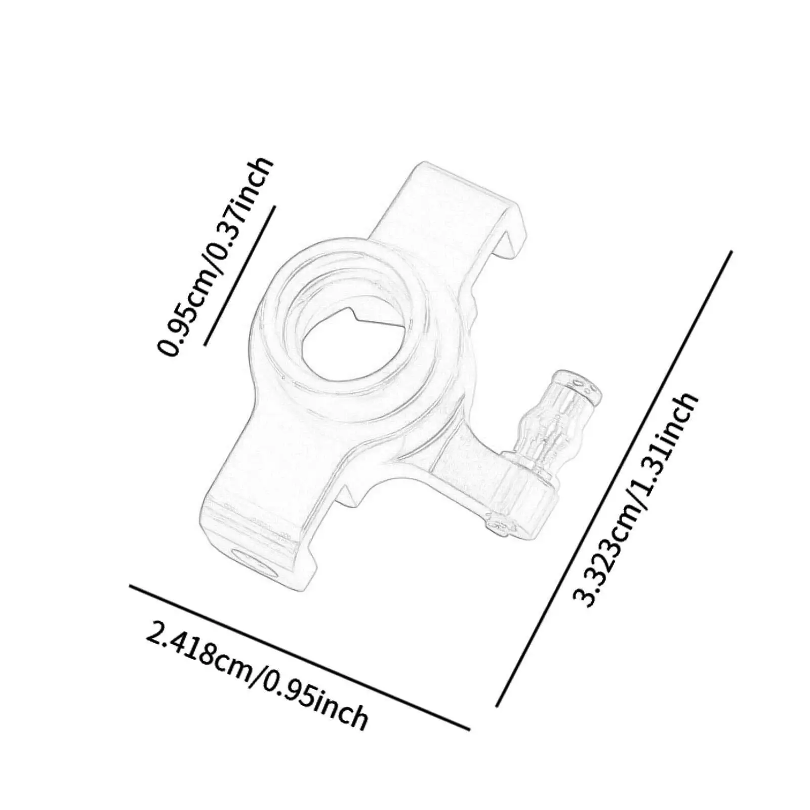 Запасной компонент передней рулевой чашки радиоуправляемого автомобиля в масштабе 1:20 для C8811