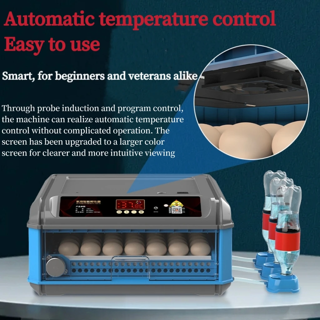 12/16/30 Automatic Egg Incubator Detachab Chicken Hatcher for Goose Pigeon Chicken Duck Farm Poultry Hatching Machine