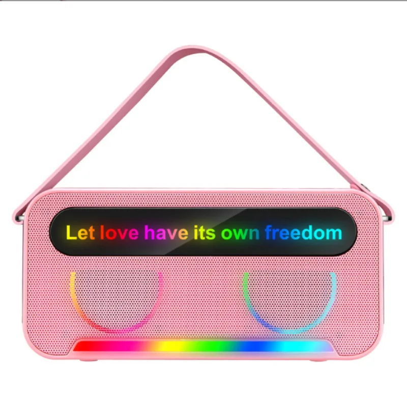 جديد K9 لاسلكي كاريوكي سمّاعات بلوتوث صغير خارجي محمول الهاتف المحمول مضخم صوت FM المنزل آلة متكاملة عرض كلمات