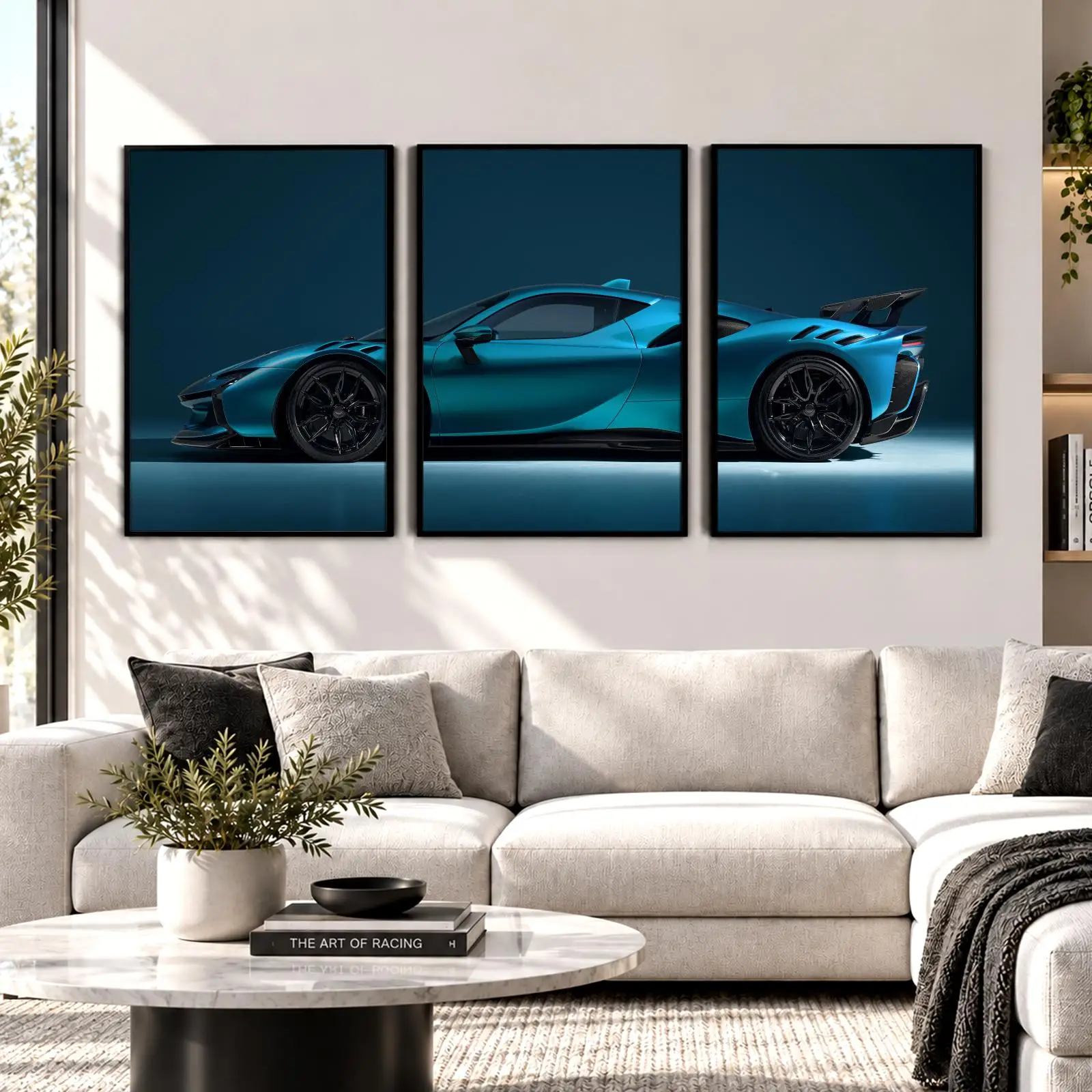 S-SF90 Hybrid Supercar Painting Calligraphy Wall Art Canvas Poster Collection Prints for Bedroom Living Room Home Decoration