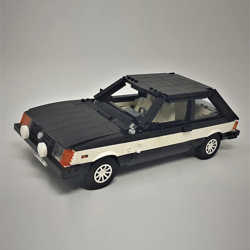 Модель скоростного гоночного автомобиля MOC, строительные кирпичи, Talbot Sunbeam, раллийные гонки, модульная технология, детские праздничные подарки, сборные игрушки