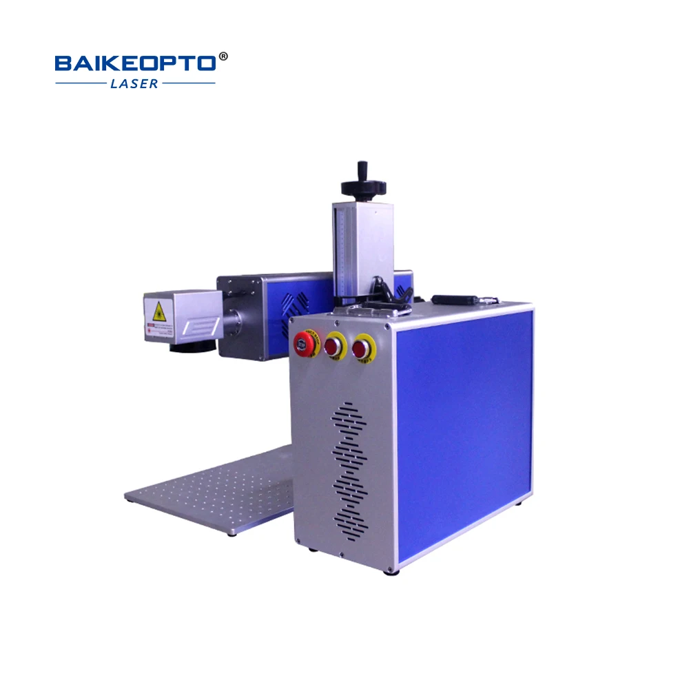 60W Portable 3D UV Fiber Laser Marking Engraving Machine Metal Glass Stone