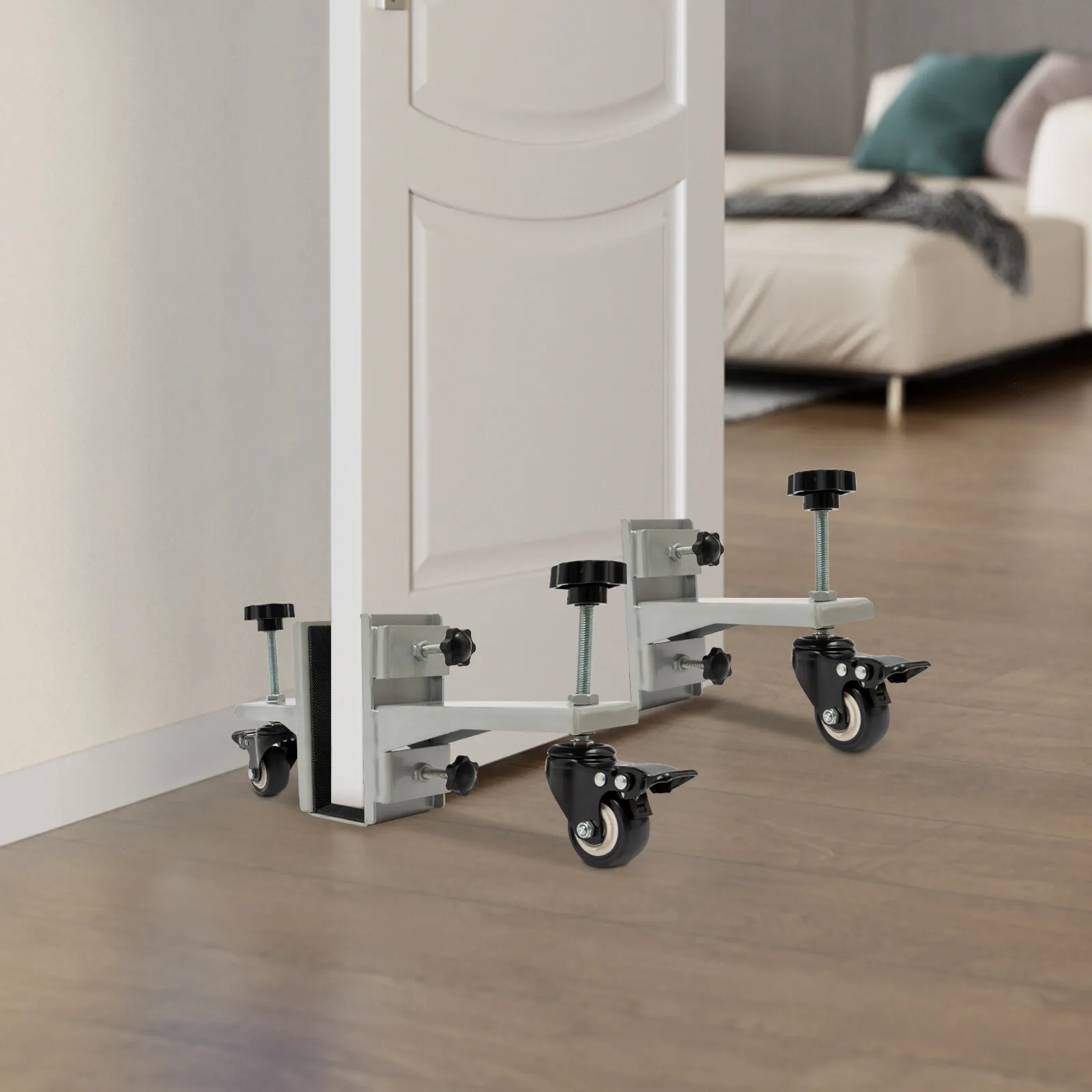 

Heavy-Duty 1000lbs Door Install Kit w/4 Fixers - Fits 1-2.5in Bifold/Steel Doors | Professional Grade