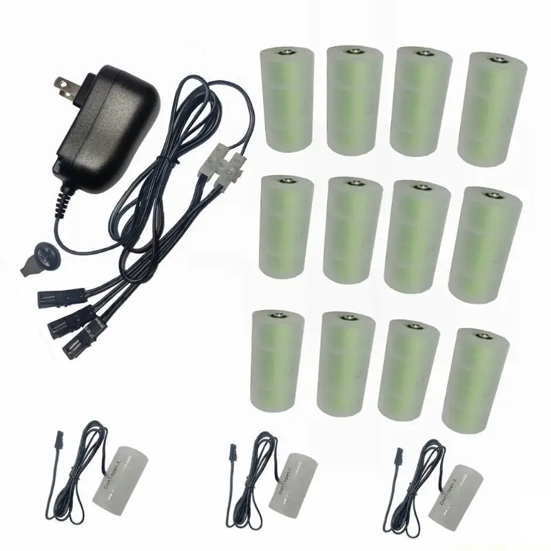 F62C LR14 C Battery Eliminators Adjustable3-12V for LED Decorations/Toy/Gas Stove