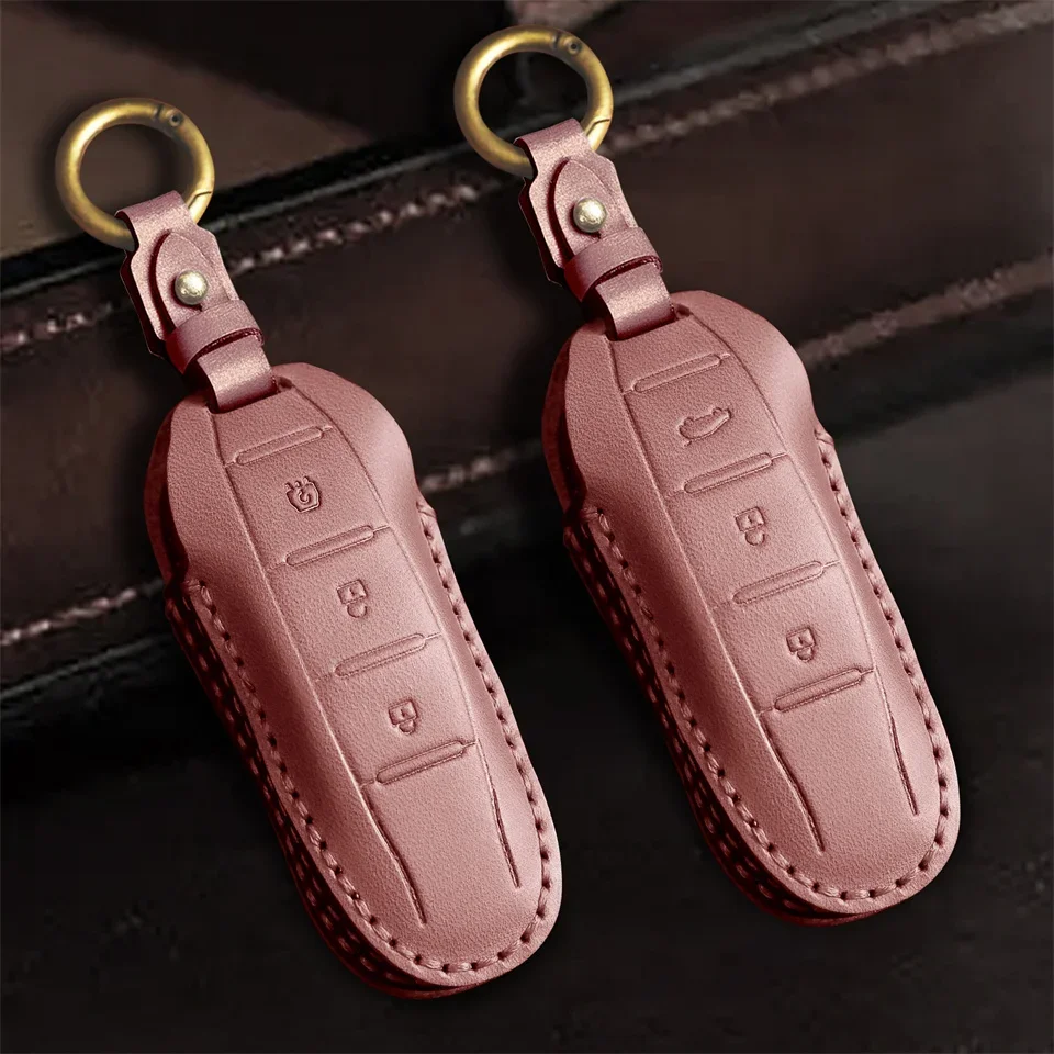 Car Key Case Fob Cover Keychain Accessories For Dongfeng Fengguang DFSK Glory 580 Fengon Ix5 Ix7 Seres Sf5 2021 2022 Keychain