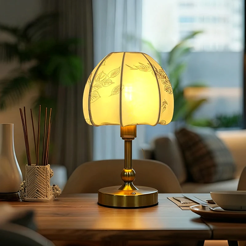 

Home Decor Lxury Living Room Bedroom Led Bedside Desk Restaurant 5200mAh Battery Modern Retro Creativity Led Table Lamp