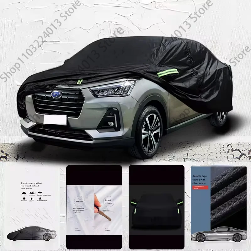 

For Subaru REX Anti-UV Sun Shade Rain Snow Resistant Black Cover Dustproof Car umbrella Full Car Cover Outdoor Protection