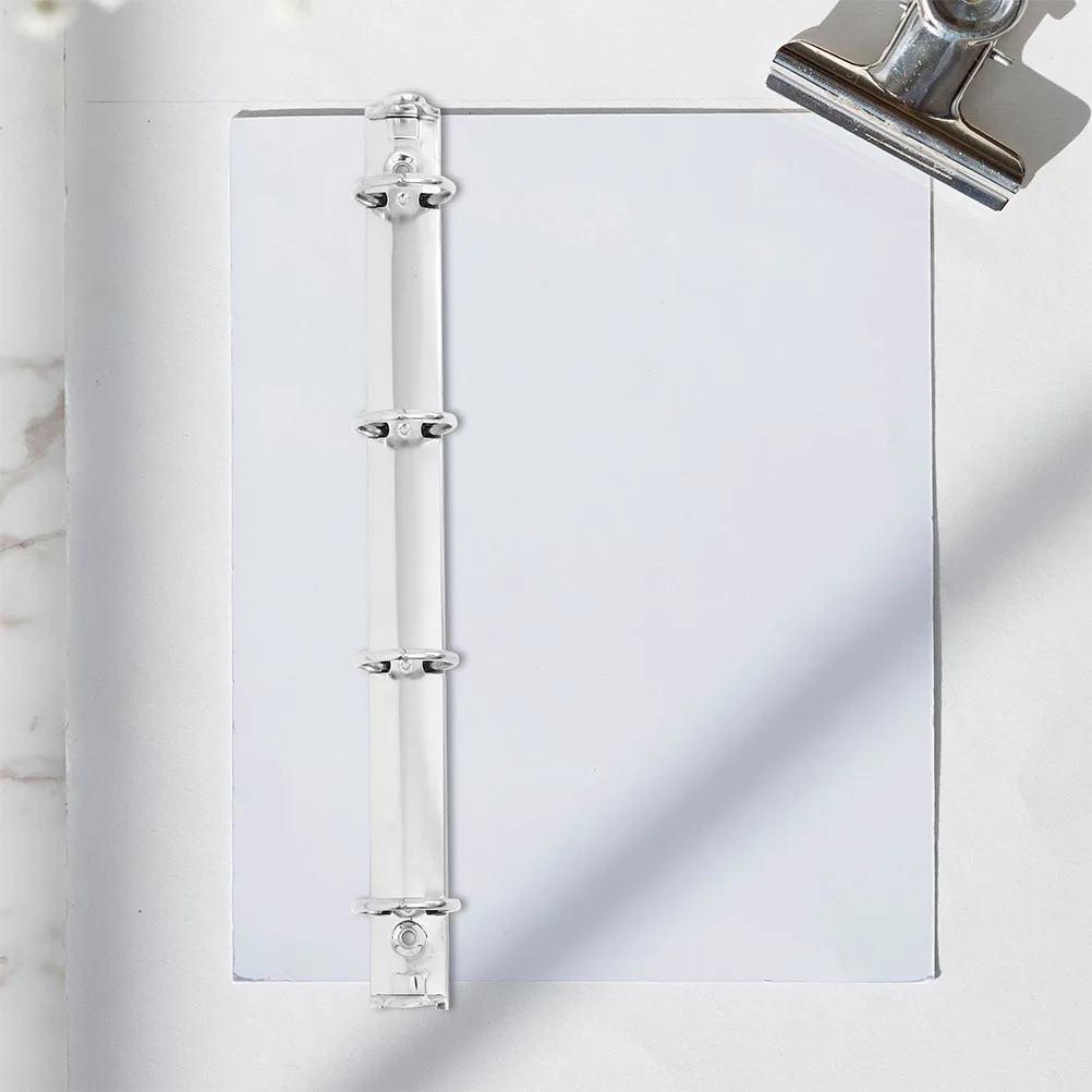 

5Pcs A4 4-Hole Metal Loose Leaf Binder Strong Ring Clips for Office School Notes Portable Document Organization Binder Supplies