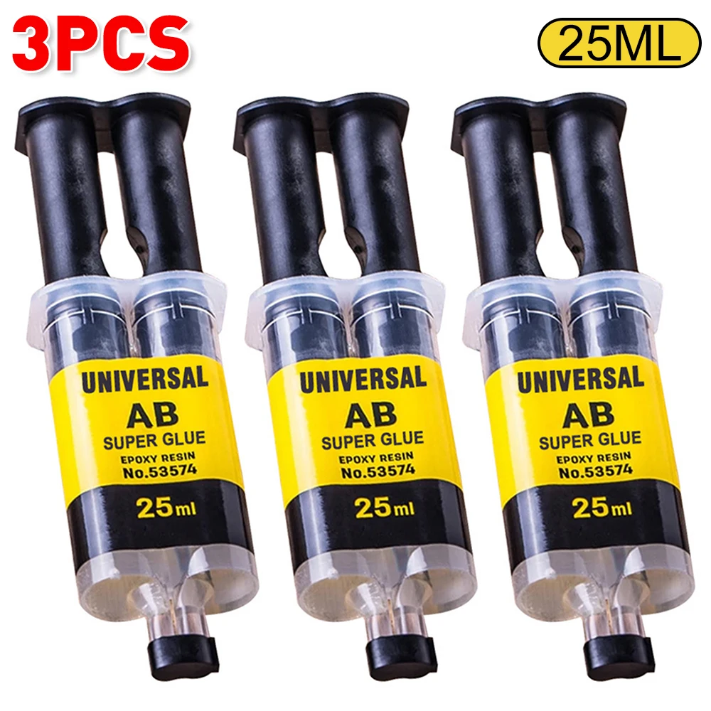 4/25Ml Epoxyhars Ab Lijm Waterdichte Instant Snelle Zelfklevende Reparatie Sterke Super Vloeibare Lijm Voor Hout Plastic Metaallijm Lassen - afbeelding 1