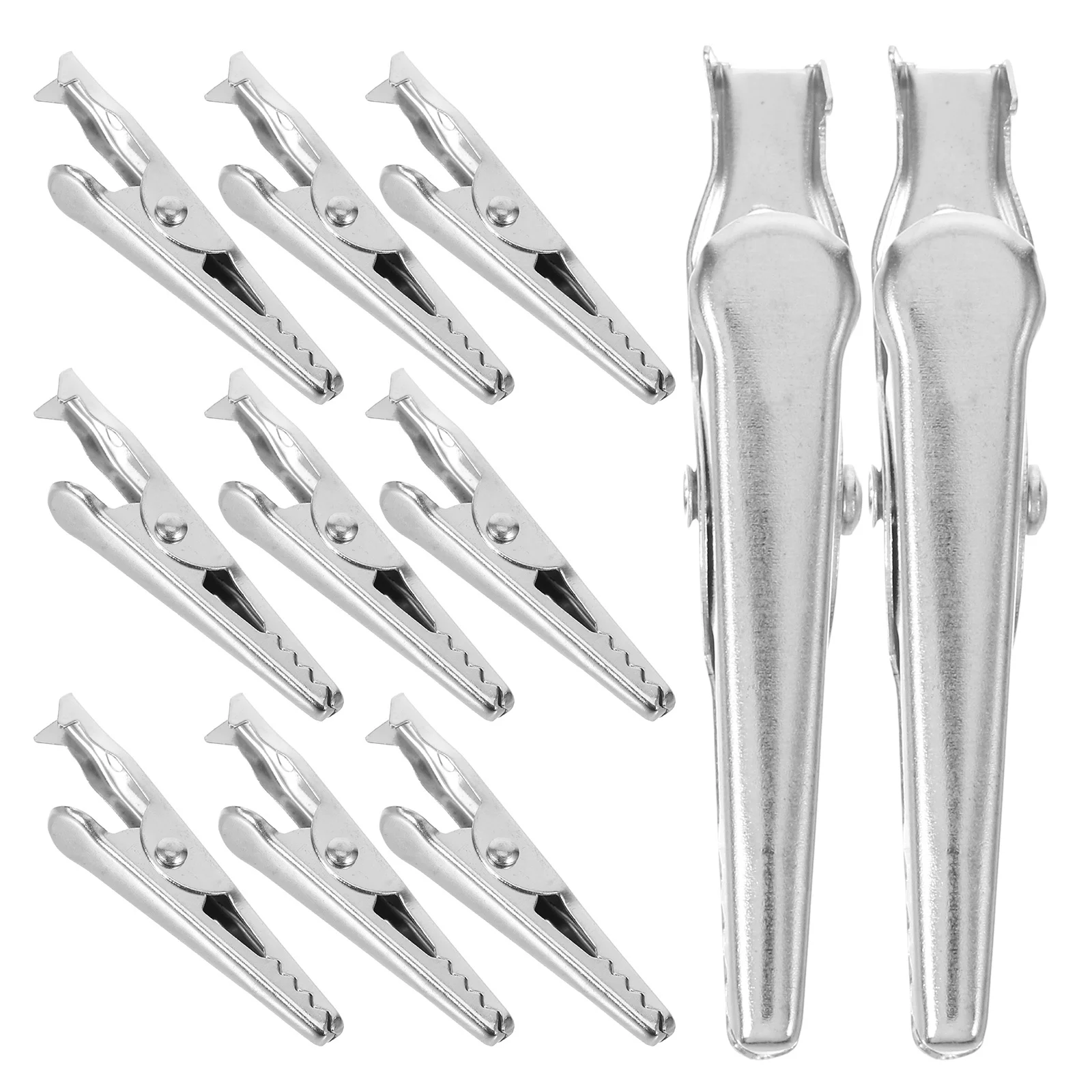 

200Pcs Alligator Clips Heavy Duty Electrical Wire Clamps Metal Crocodile Clips for Laboratory Testing Cable Leads