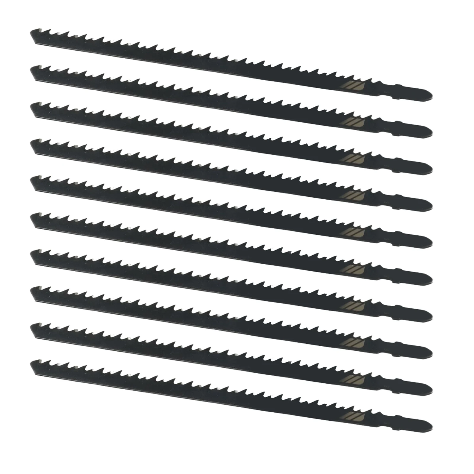 10 Uds T744D 180mm hojas de sierra recíproca de rompecabezas ultralargas juego de corte rápido para madera plástico Metal hojas surtidas carpintería