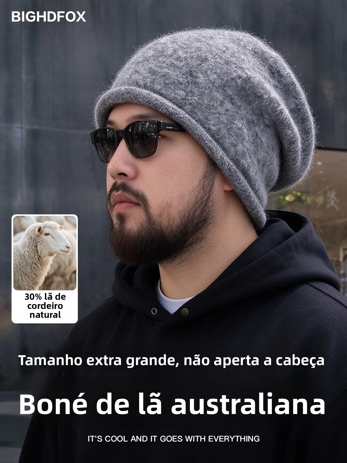 gorro-de-lana-de-alta-gama-para-hombre-calido-para-invierno-para-cabeza-grande-y-rostro-pequeno-gris-plegable-sin-visera