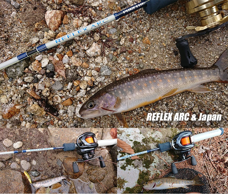PURELURE NEUE REFLEX ARC Flick Cast 0,6-7g BFS Rute 4,9FT FUJI SIC Ring Vollkork-Rollenhalterung für Forelle Barsch Bass Hecht – Detail 4