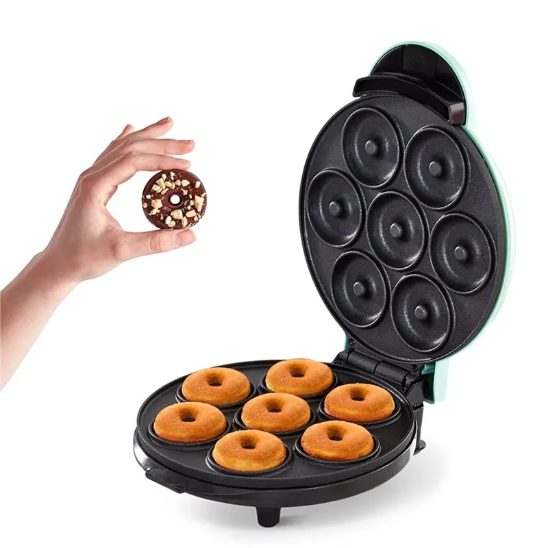 

RMWIN-Portable Donut Maker Machine Heating Fordesserts Machine Forquick Snacks US Plug