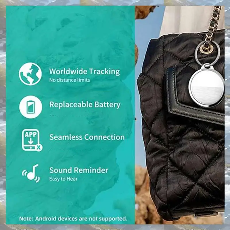 T82C Hot Sale-Smart Bluetooth GPS Tracker For Kids, Pets, Keys Anti-Lost Device Compatible With Find My App, Tag Locator B