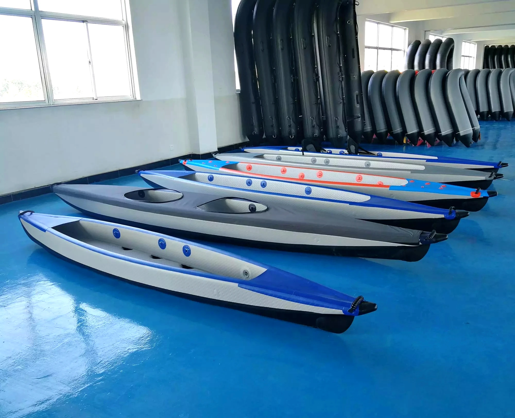 High Quality Rowing Boat Drop Stitch Single Seat Kayak