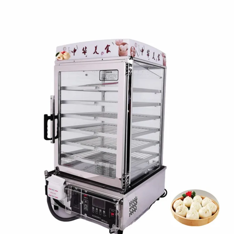 Steamer stuffed buns food display heater