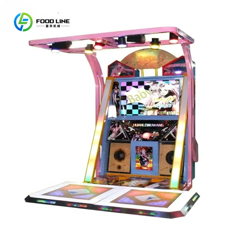Máquina de Baile Arcade Personalizada para 2 Jugadores, Pump It Up, Máquina de Baile con Ritmo Musical, Dance Revolution, en Venta