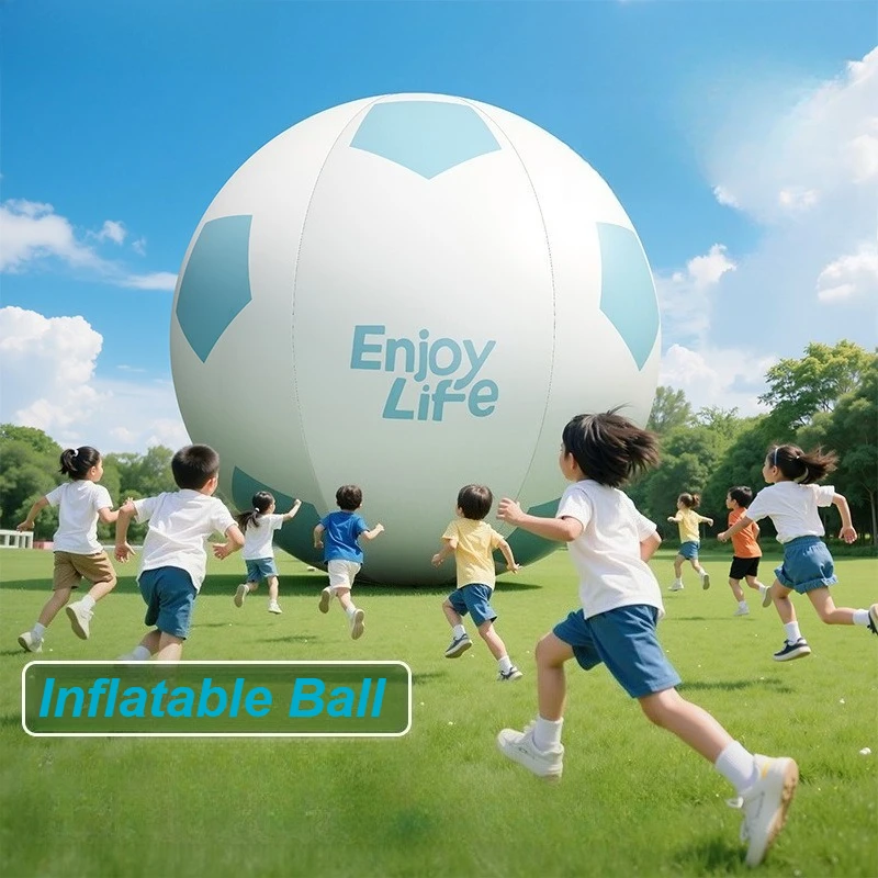 야외 어린이 풍선 거대한 공 어린이 휴대용 풍선 축구 놀이터 게임 어린이 성인 공 장난감 소년 선물