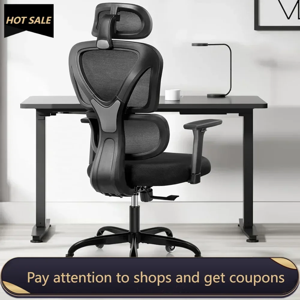 

Ergonomic Office Chair Office Desk Chairs Comfy Breathable Mesh Task Chair Sofa Living Room Chairs Furniture for Home Armchair