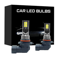 2Pcs LED H8 H11 Bulb H16 JP 9005 HB3 9006 HB4 Lamp Super Bright Car Fog Lights Day Driving Running Light 12V 24V 6000K White