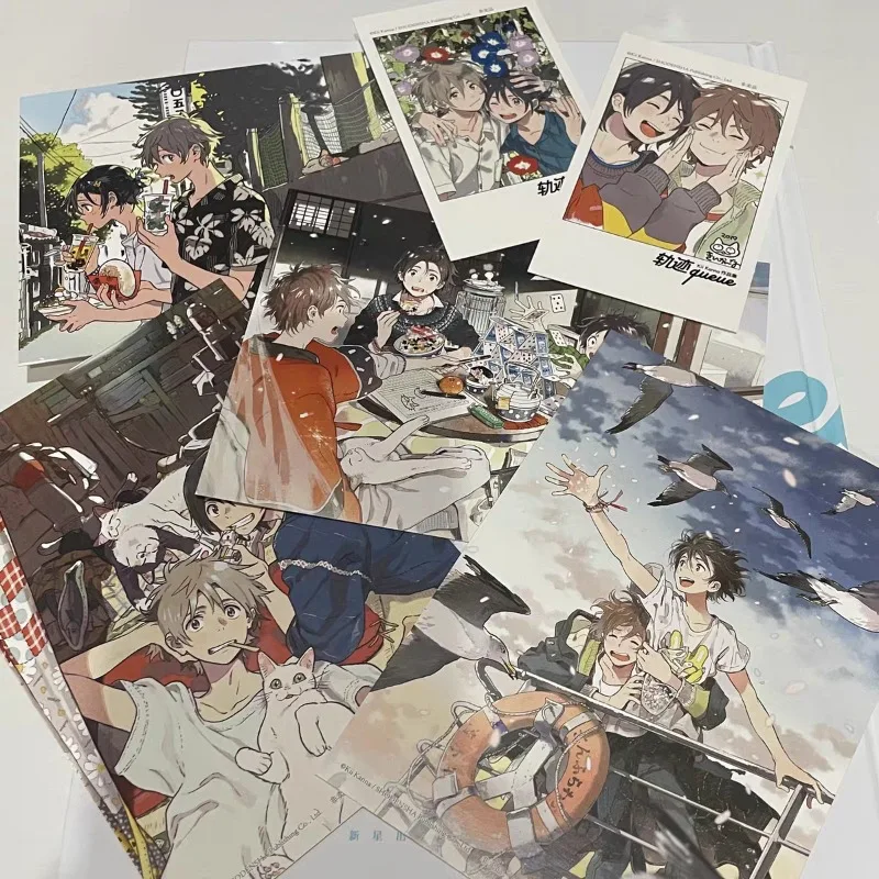 The Stranger By The Beach Art Book Illustration Collection Trajectory Kanna Kii Fresh Cute Heartwarming BL Anime Manga Comic