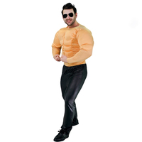 Adult Male Cosplay Muscle Costume, Carnival, Halloween, Party Funny Tops Fake Muscle Role-playing Costume