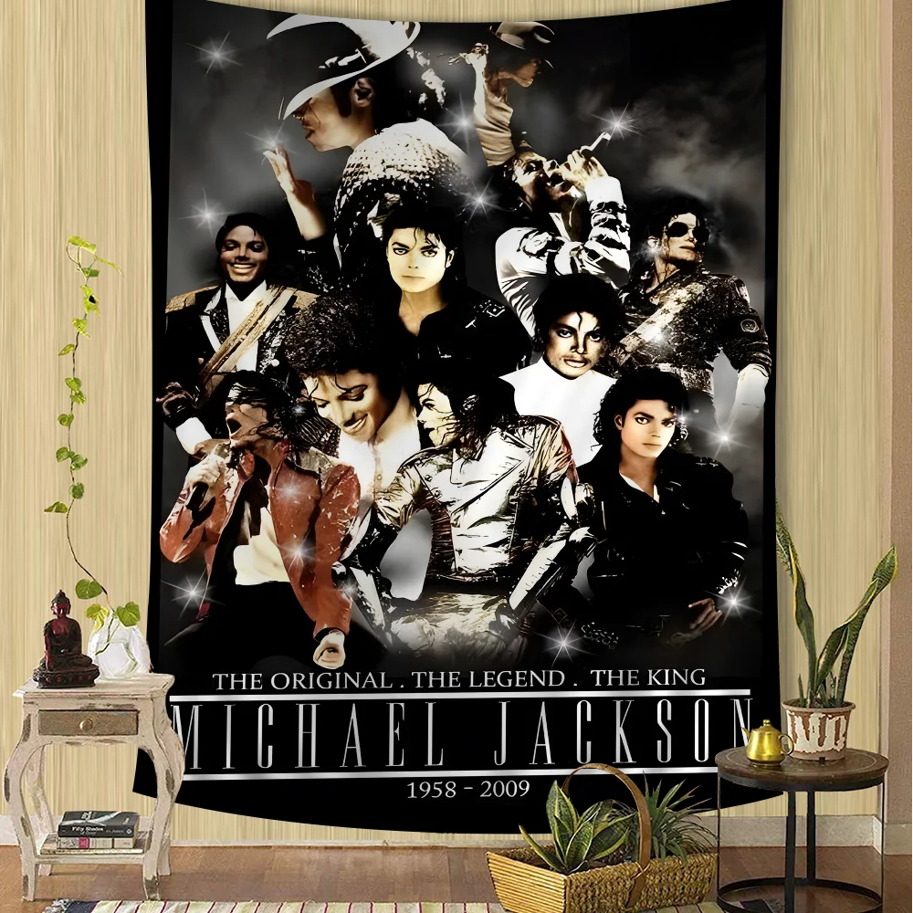 Musicians And Singers Michael Jackson Hanging Bohemian Tapestry Hanging Tarot Hippie Wall Rugs Dorm Japanese Tapestry