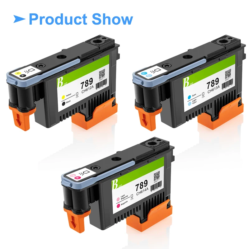 For HP 789 DesignJet Printhead CH612A CH613A CH614A Print Head Compatible For HP DesignJet L25500 Printer Head (BK/Y C/LC M/LM)