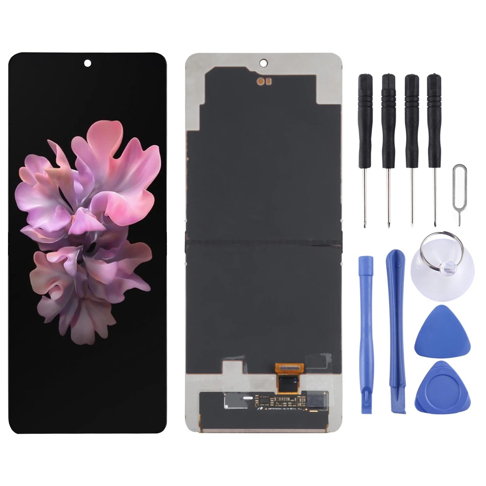 

LCD Screen for Samsung Galaxy Z Flip 5G SM-F707 Digitizer Full Assembly Display Phone LCD Screen Repair Replacement Part