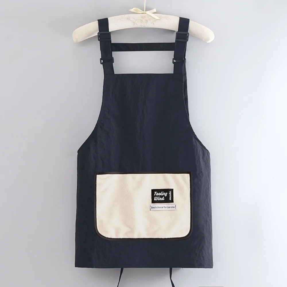 Waterproof Kitchen Apron Anti-fouling Sleeveless Cooking Smock Breathable Adjustable Catering Work Clothes for Home Kitchen