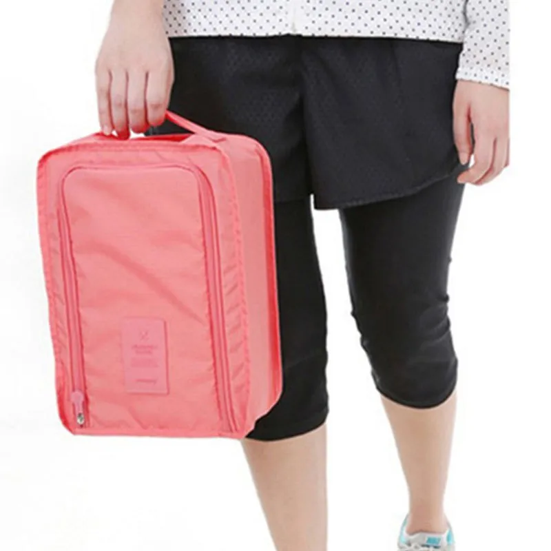 حقائب الأحذية المحمولة للسفر تحمل متعددة الوظائف مقاومة للماء وقابلة للطي للتخزين ومنظم حقيبة الأحذية عالي السعة