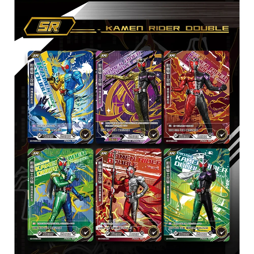 Oryginalne karty kolekcjonerskie Kayou Kamen Rider dla chłopców i dziewcząt, karty z postaciami z przygód, przystojne karty do gier bitewnych, rodzinna gra stołowa, prezent.