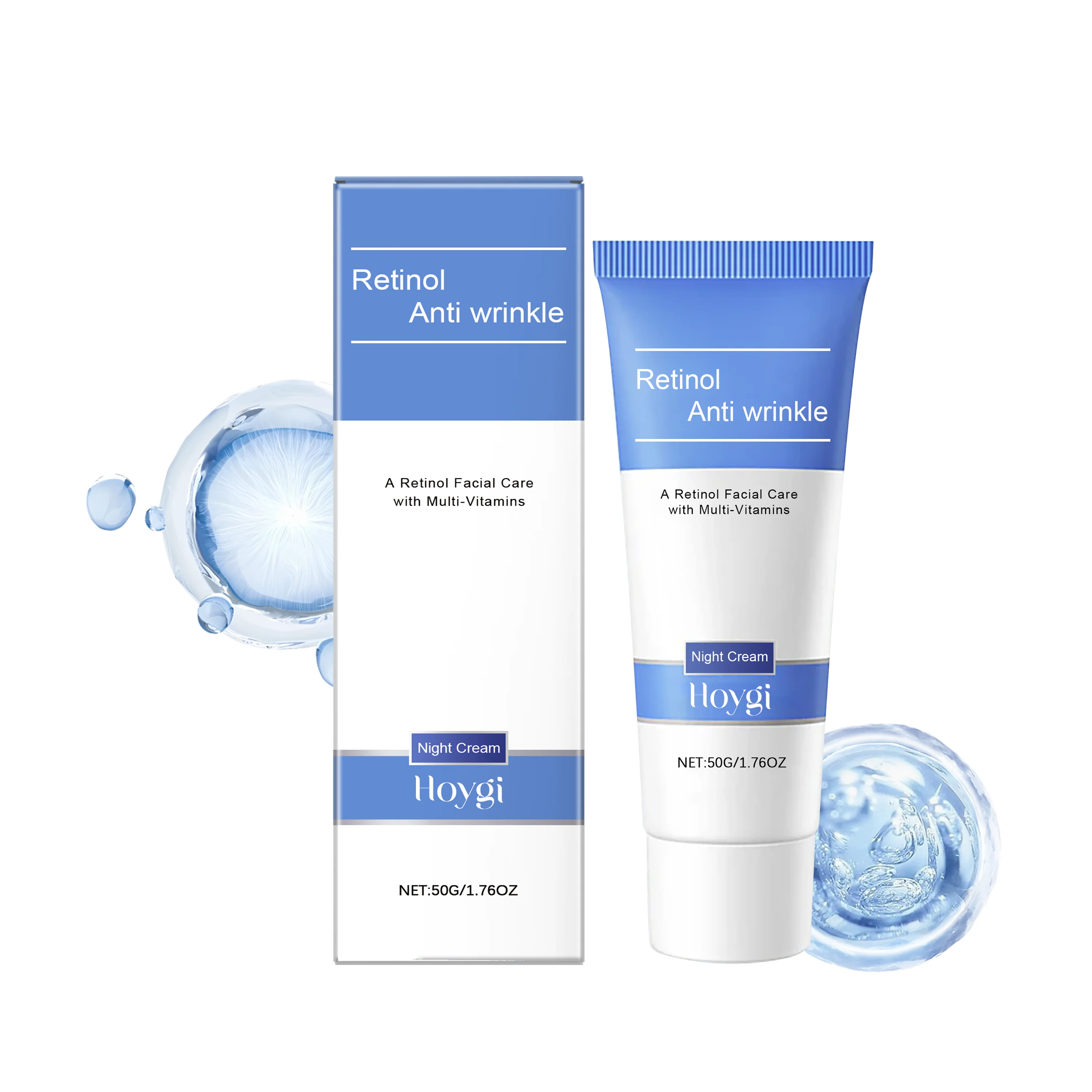 

Retinol Night Cream – Anti-Wrinkle & Firming Face Moisturizer with Multi-Vitamins – 50ml/1.76oz"