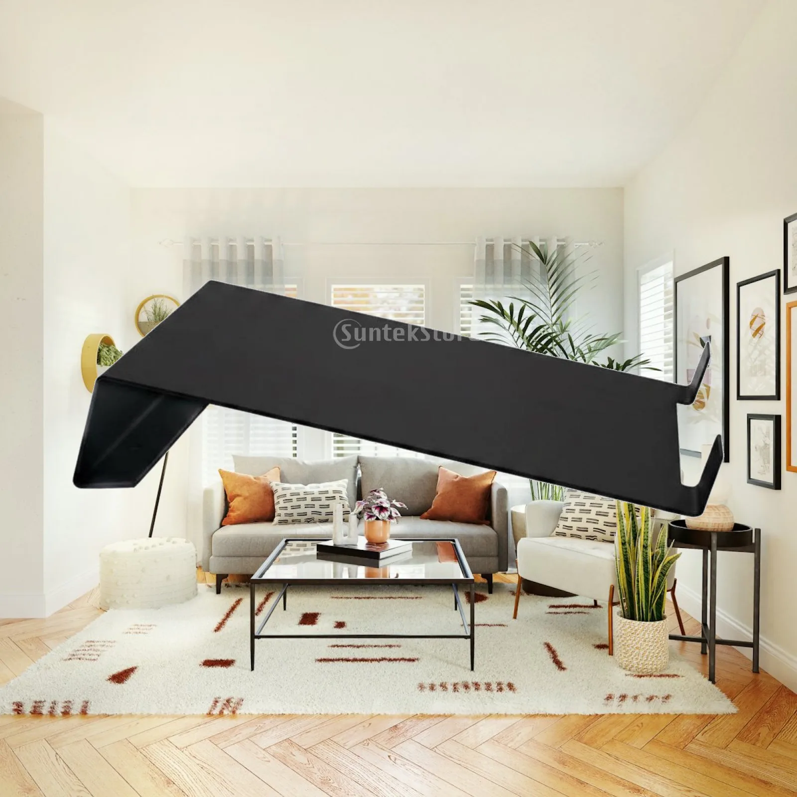 Steel Speaker Dampening Stand for Desktop Audio Gear Vibration Isolation Riser Support for Bookshelf Speakers